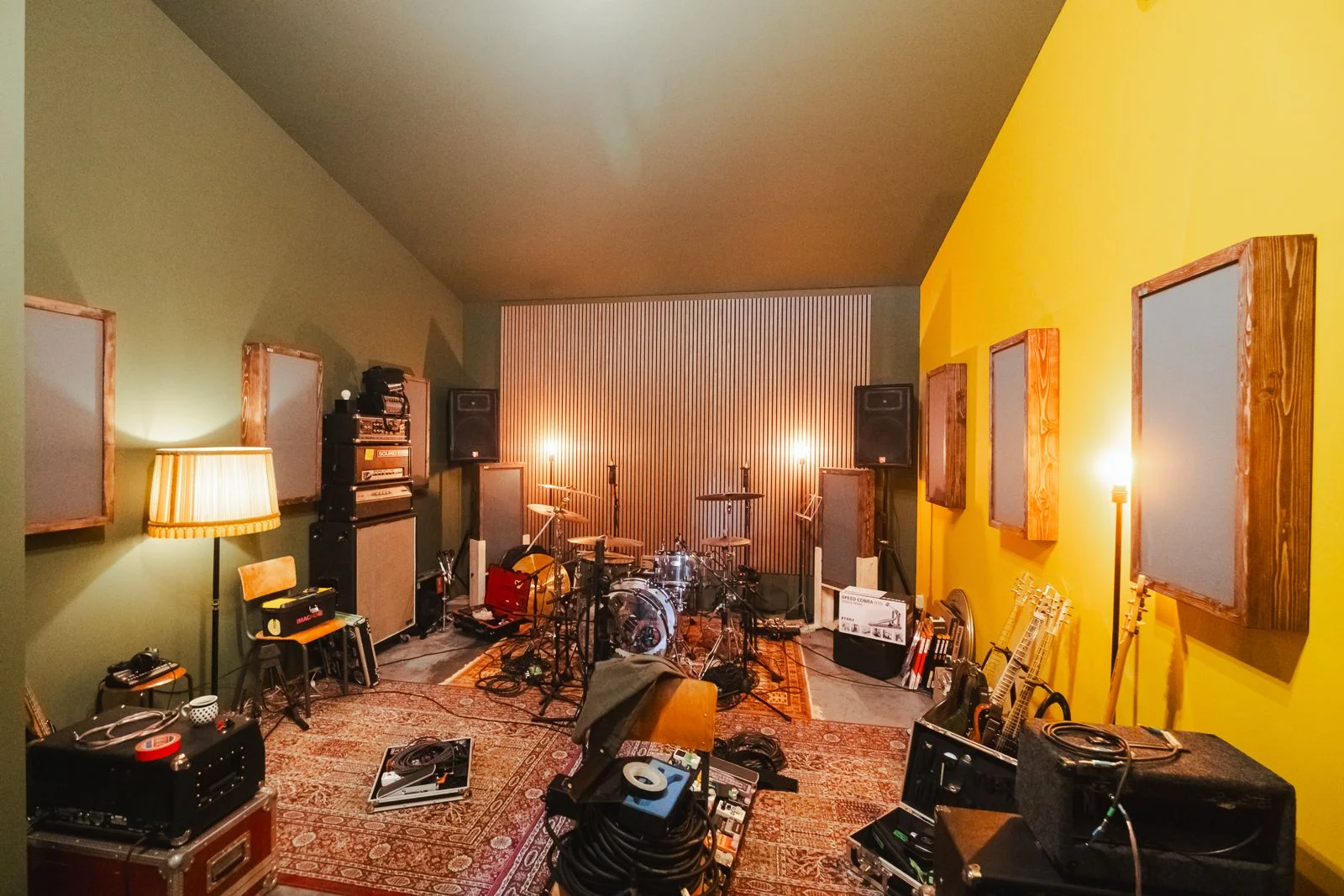 Modern classroom with acoustic treatment for better learning